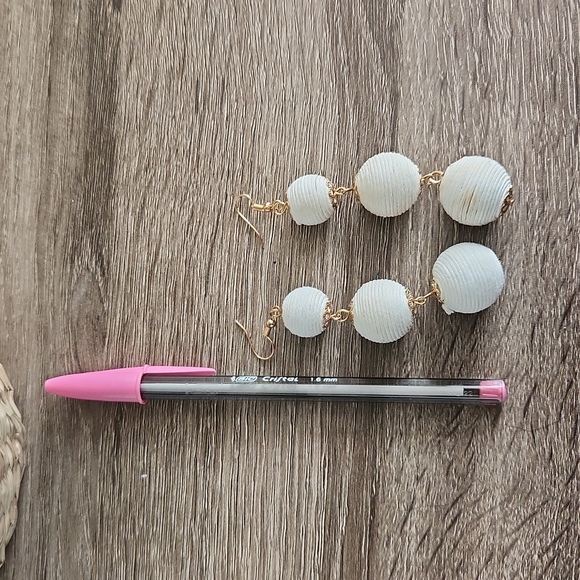 Tri Layer Boho Statement Earrings - Picture 5 of 5